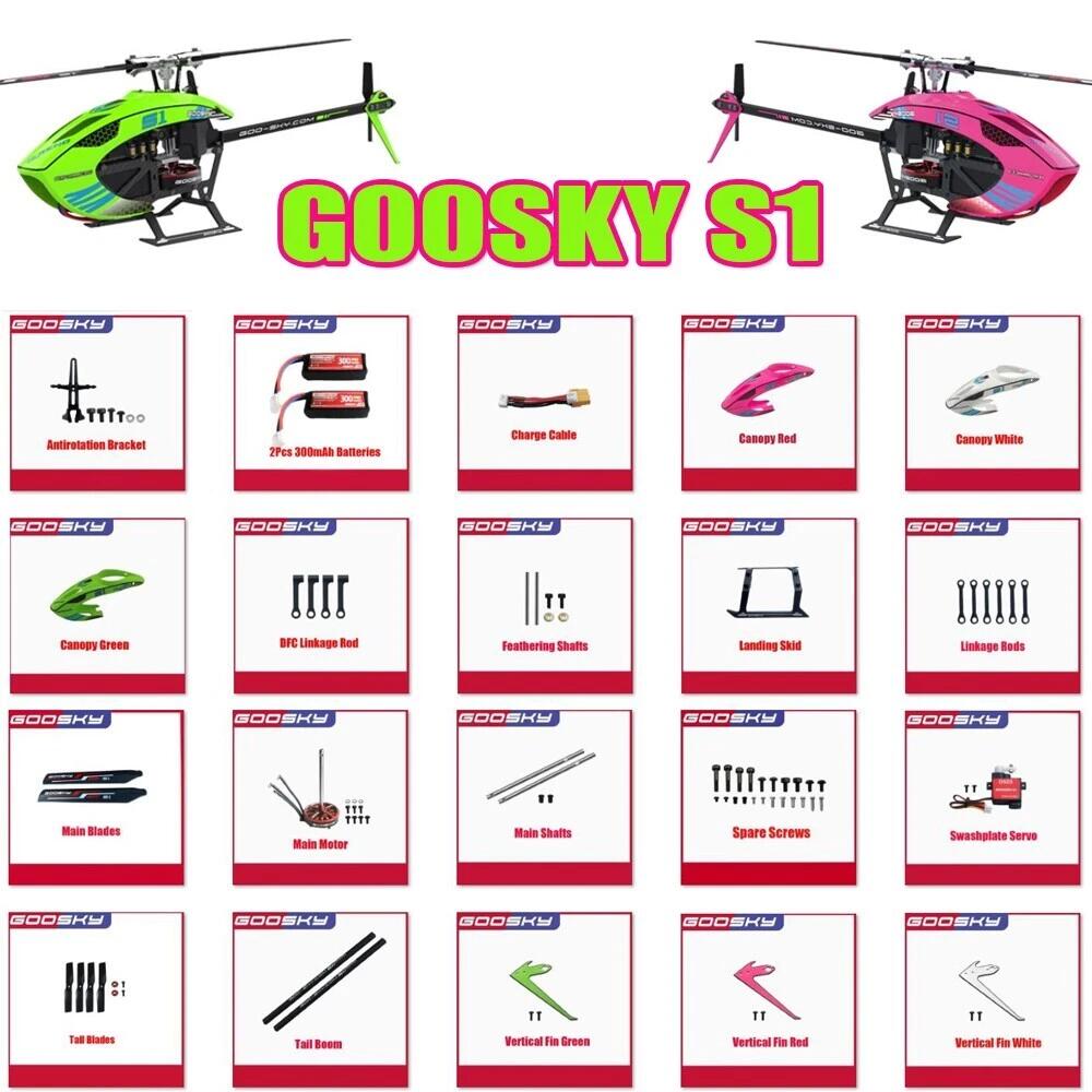 Rc Helicopter Bag - Goosky S1 Helikopter RC Elektrisches Ersatzzubehör