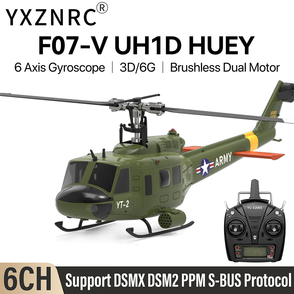 Rc Helicopter Gyro - Neuer YUXIANG RC Helikopter F07-V UH-1