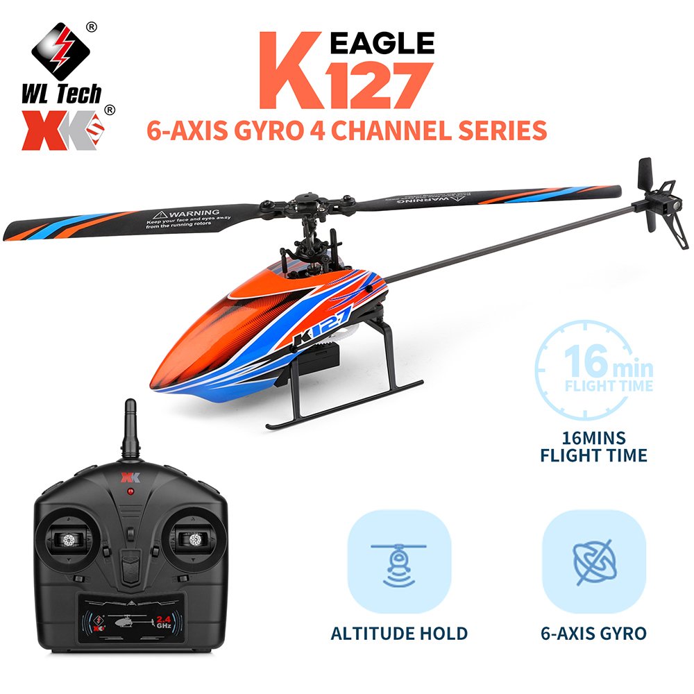 WLtoys XK K127 2,4G 4CH 6-Aixs – Rc Helicopter Nitro Bewertung und Preis